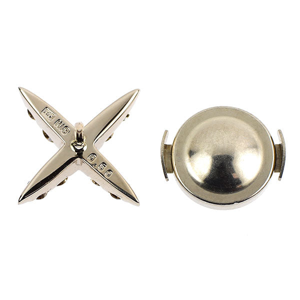 カシケイ K18BG ブラウン ダイヤモンド ピンブローチ 0.50ct ネイキッド