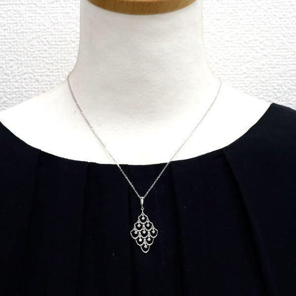 ミキモト Pt900/ Pt950 ダイヤモンド ペンダントネックレス 0.22ct