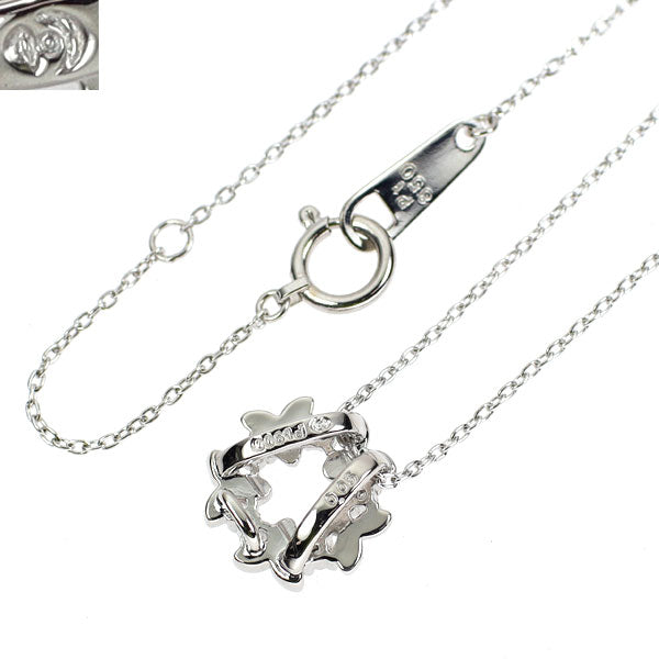 田崎真珠 Pt900/ Pt850 ダイヤモンド ペンダントネックレス 0.05ct