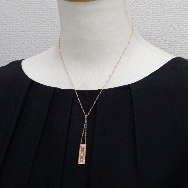 グッチ K18PG ピンクサファイア ペンダントネックレス