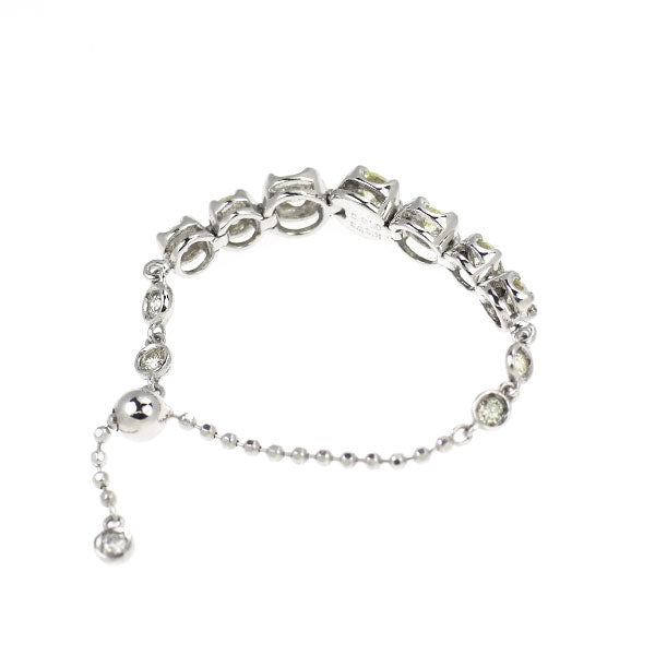K18WG ダイヤモンド チェーン リング 0.35ct
