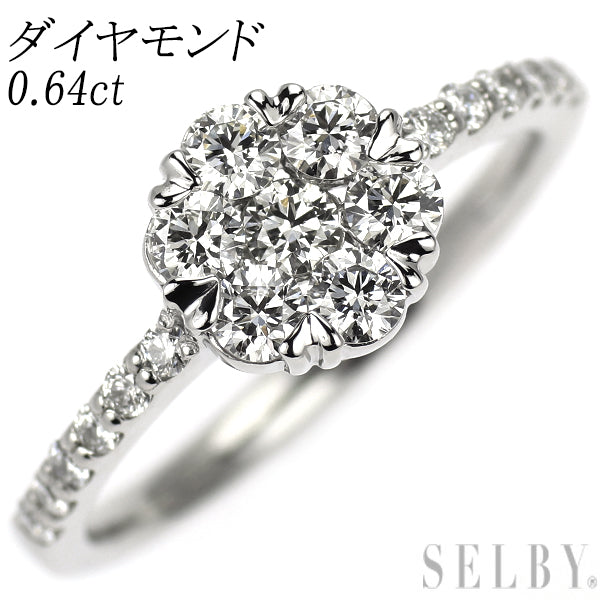 Pt900 ダイヤモンド リング 0.64ct