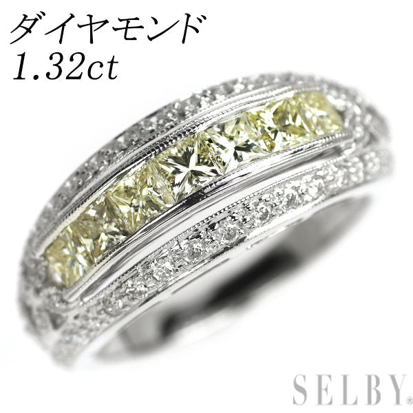 K18WG ダイヤモンド リング 1.32ct