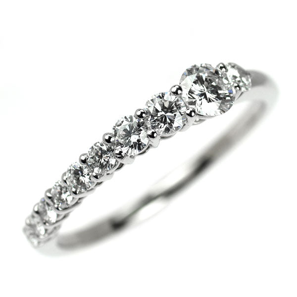 平和堂貿易 Pt950 ダイヤモンド リング 0.74ct