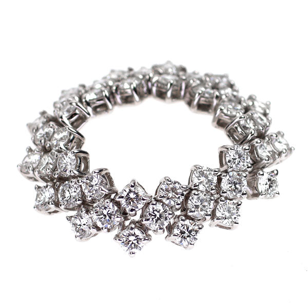 K18WG ダイヤモンド リング 2.50ct フルエタニティ
