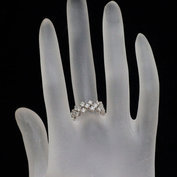 K18WG ダイヤモンド リング 2.50ct フルエタニティ