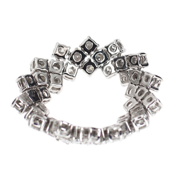 K18WG ダイヤモンド リング 2.50ct フルエタニティ