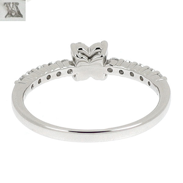 ヴァンドーム青山 Pt950 ダイヤモンド リング 0.37ct  フラワー