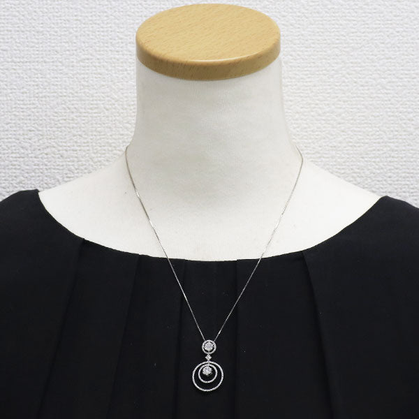 Pt900/ Pt850 ダイヤモンド ペンダントネックレス 0.72ct
