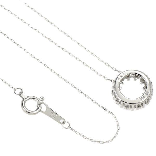 天然ダイヤモンド ペンダント ネックレス 0.20カラット K18WG K18WG ダイヤモンド ペンダントネックレス 0.20ct — セルビー