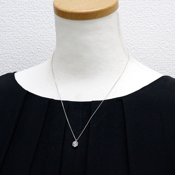 0.10ctダイヤモンドネックレス　k18WG L&Co.(エルアンドコー)公式サイト】ネックレス｜K18WG ダイヤモンド
