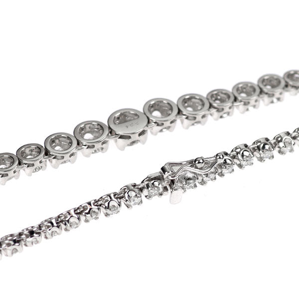 Pt850 ダイヤモンド ネックレス 5.54ct テニス