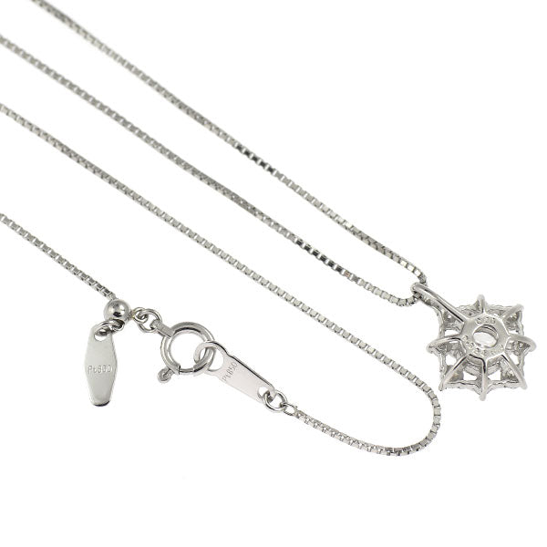 Pt900/ Pt850 ダイヤモンド ペンダントネックレス 0.324ct D0.20ct