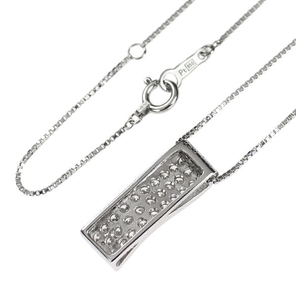 Pt900/ Pt850 ダイヤモンド ペンダントネックレス 0.50ct