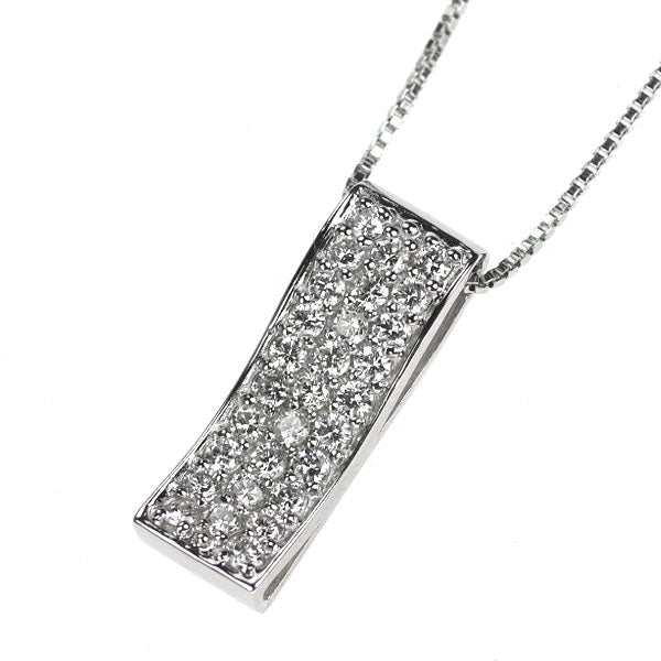 Pt900/ Pt850 ダイヤモンド ペンダントネックレス 0.50ct