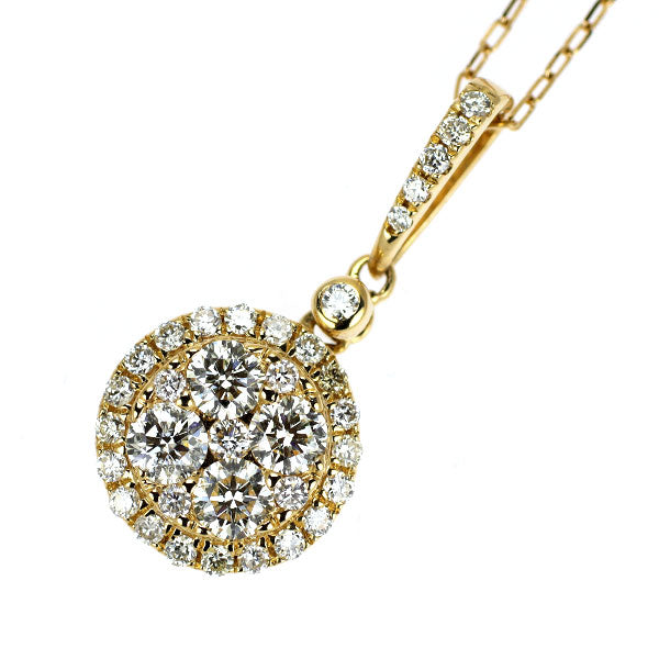 K18YG ダイヤモンド ペンダントネックレス 0.60ct