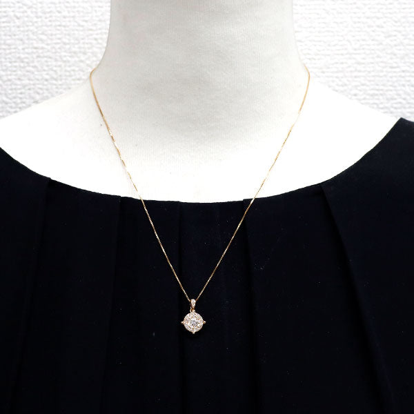 K18PG ダイヤモンド ペンダントネックレス 0.50ct