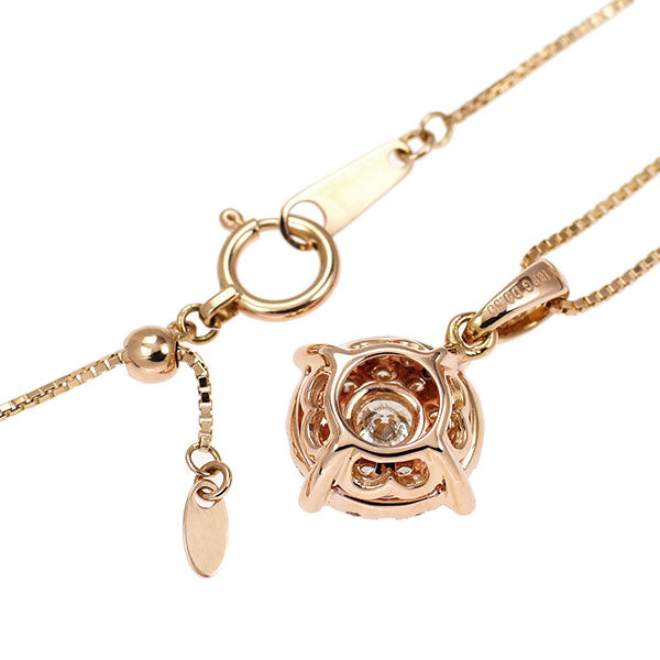 K18PG ダイヤモンド ペンダントネックレス 0.50ct