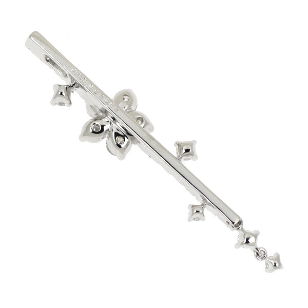 希少 Pt900 天然ピンク ダイヤモンド ペンダントトップ 0.03ct D0.63ct フラワー