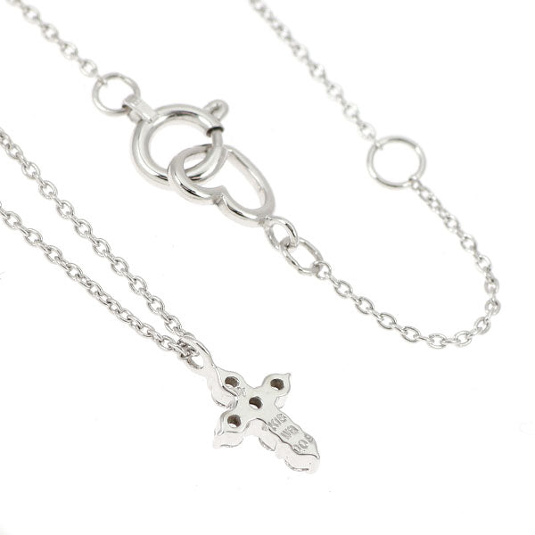 ポンテヴェキオ K18WG ダイヤモンド ペンダントネックレス 0.09ct