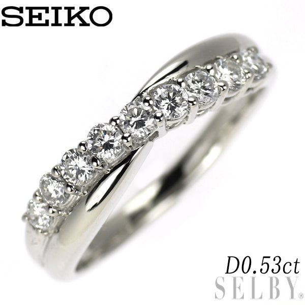 セイコー Pt900 ダイヤモンド リング 0.53ct