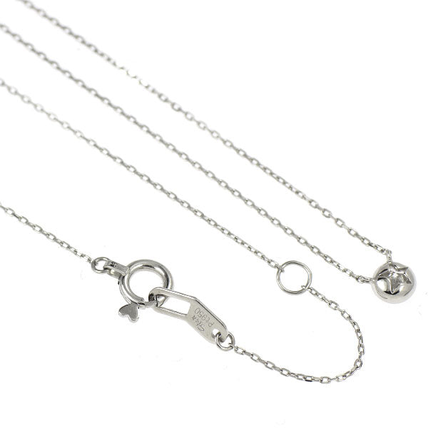 スタージュエリー Pt950 ダイヤモンド ペンダントネックレス 0.07ct ムーンセッティング