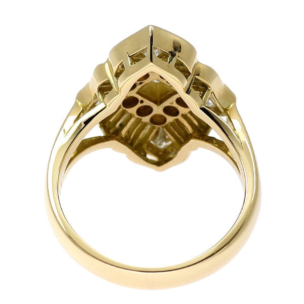 K18YG ダイヤモンド リング 0.356ct D1.37ct