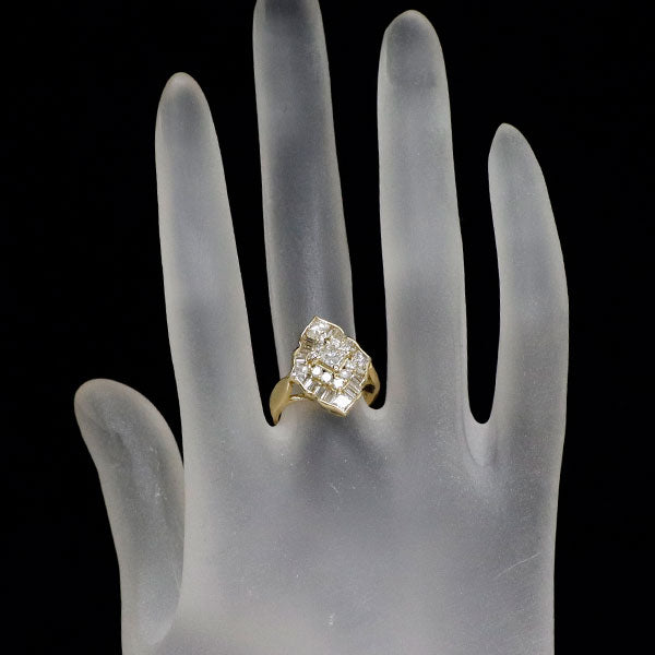 K18YG ダイヤモンド リング 0.356ct D1.37ct