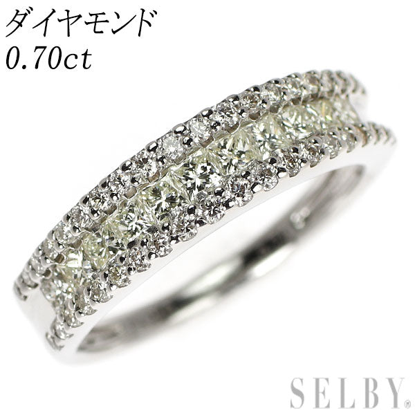 Pt950 ダイヤモンド リング 0.70ct
