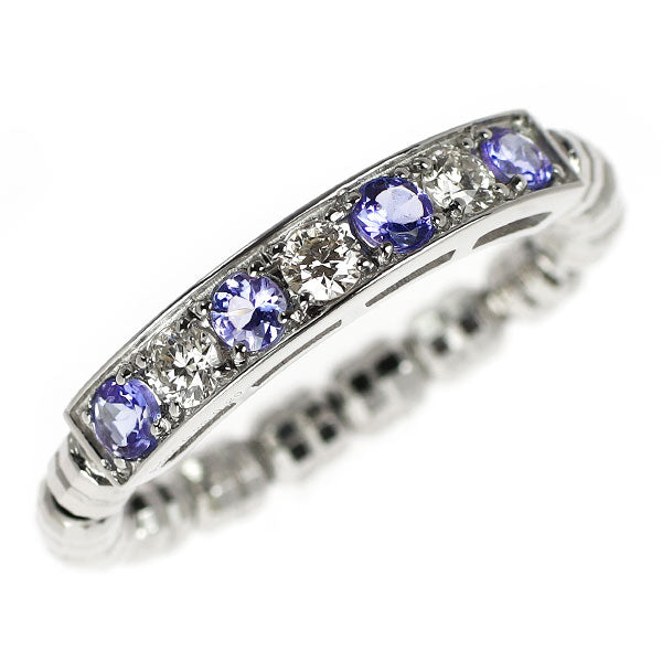 Pt950 タンザナイト ダイヤモンド リング 0.33ct 0.20ct