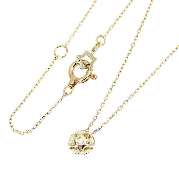 フェスタリア  K10YG  wish upon a star ダイヤモンド ペンダントネックレス 0.087ct