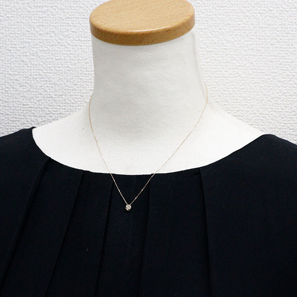 フェスタリア  K10YG  wish upon a star ダイヤモンド ペンダントネックレス 0.087ct