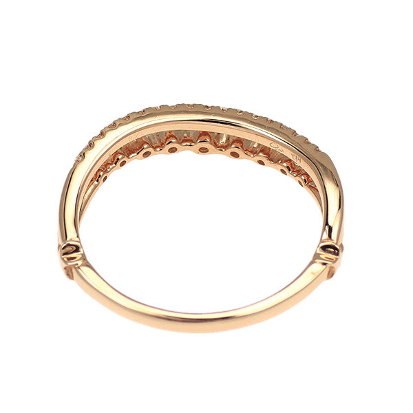 スタージュエリー K18PG ダイヤモンド リング 0.21ct