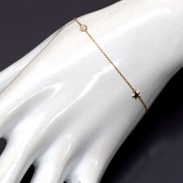 Star Jewelry K18ブレスレット ダイヤモンド0.03ct Star Jewelry K18ブレスレット ダイヤモンド0.03ct