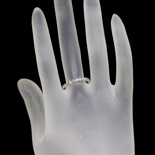 Pt900 ダイヤモンド リング 0.50ct ハーフエタニティ