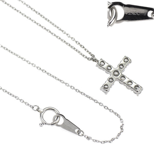 ヴァンドーム青山 Pt850/Pt900 ダイヤモンド 0.50ct クロス — セルビー