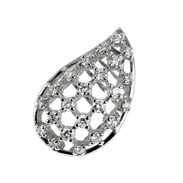 田崎真珠 Pt900 ダイヤモンド ペンダントトップ 0.40ct