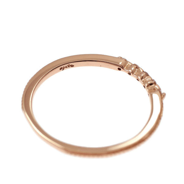 アガット/agete K18PG ダイヤモンド リング 0.05ct