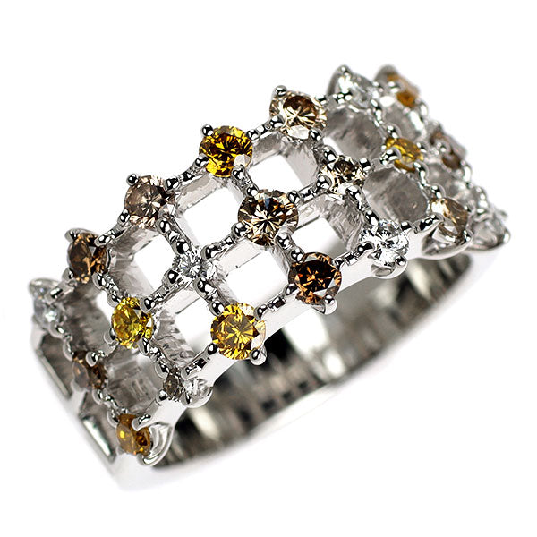 ミキモト Pt950 ダイヤモンド リング 0.73ct
