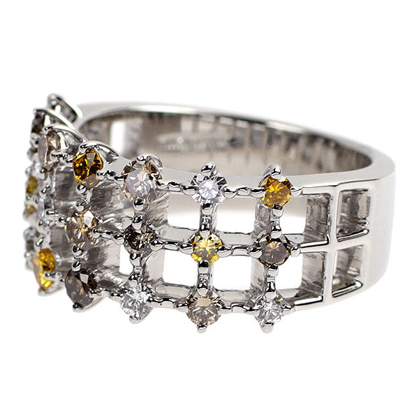ミキモト Pt950 ダイヤモンド リング 0.73ct