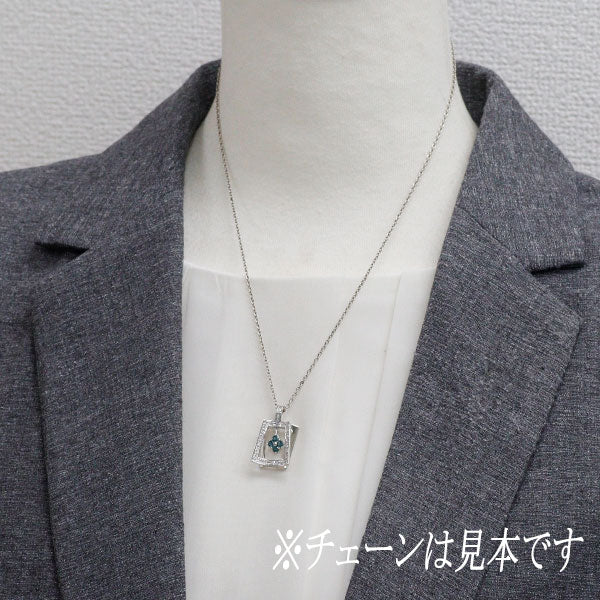 希少 Pt900 アレキサンドライト ダイヤモンド ペンダントトップ 0.34ct D0.32ct