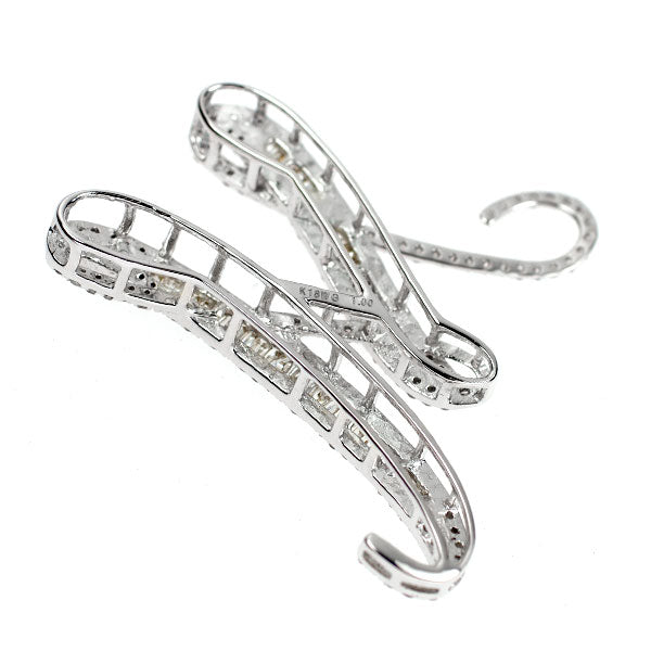 K18WG ダイヤモンド ペンダントトップ 1.00ct イニシャル「M」