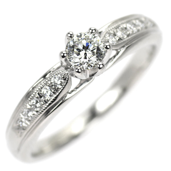 D&D144 Pt900 144面ダイヤモンド リング 0.27ct D0.12ct