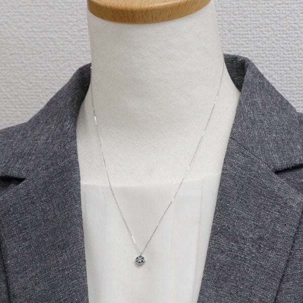 希少 Pt900/ Pt850 アレキサンドライト ダイヤモンド ペンダントネックレス D0.11ct