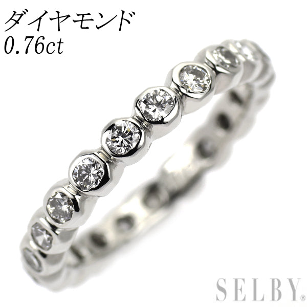 Pt900 ダイヤモンド リング 0.76ct フルエタニティ
