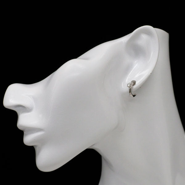 スタージュエリー Pt900 ダイヤモンド フープ ピアス 0.24ct
