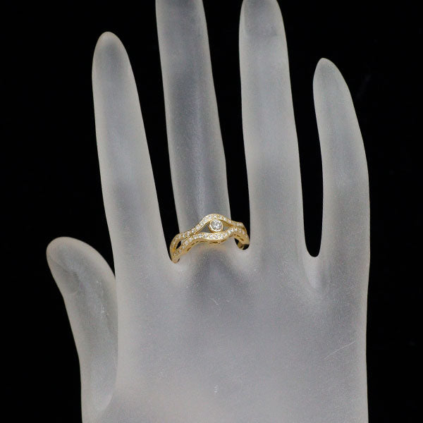 K18YG ダイヤモンド リング 0.32ct