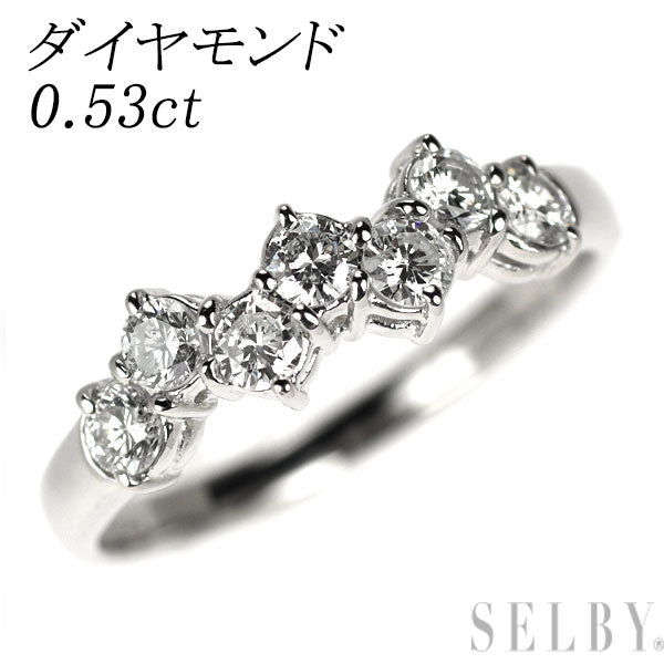 Pt900 ダイヤモンド リング 0.53ct