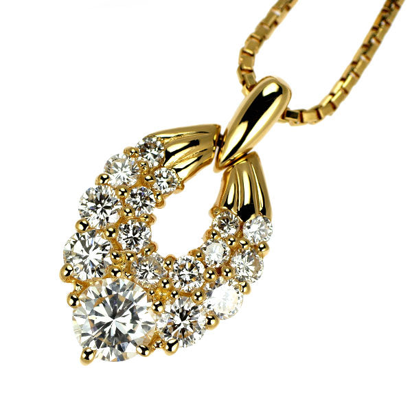 K18YG ダイヤモンド ペンダントネックレス 1.00ct
