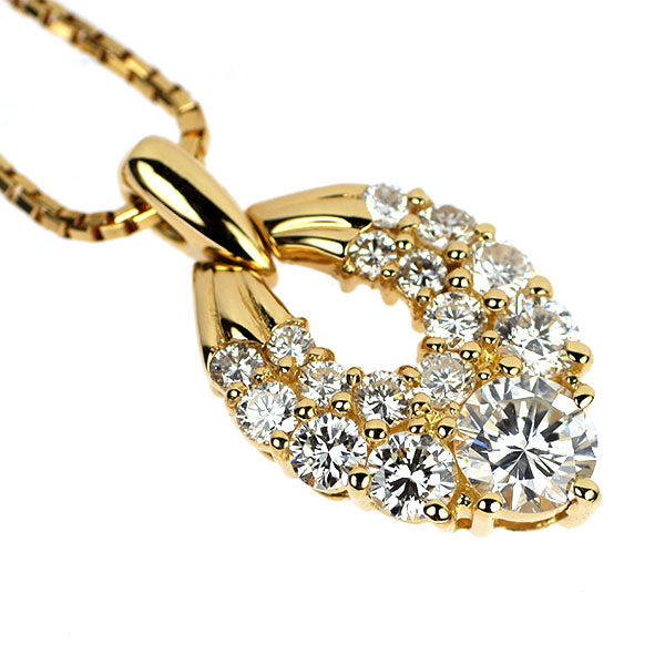 K18YG ダイヤモンド ペンダントネックレス 1.00ct